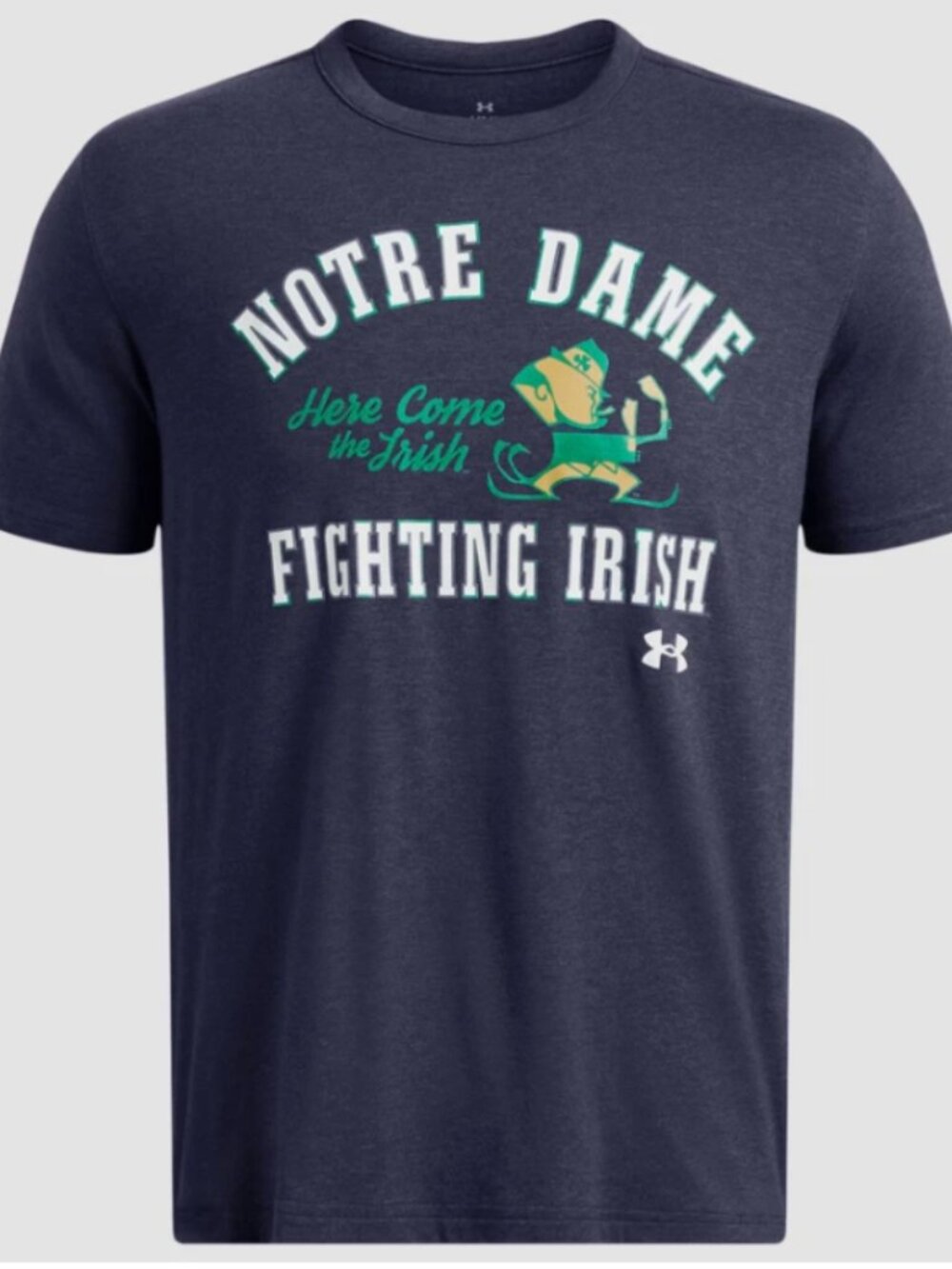Men's Under Armour All Day Collegiate T-Shirt Notre Dame Large